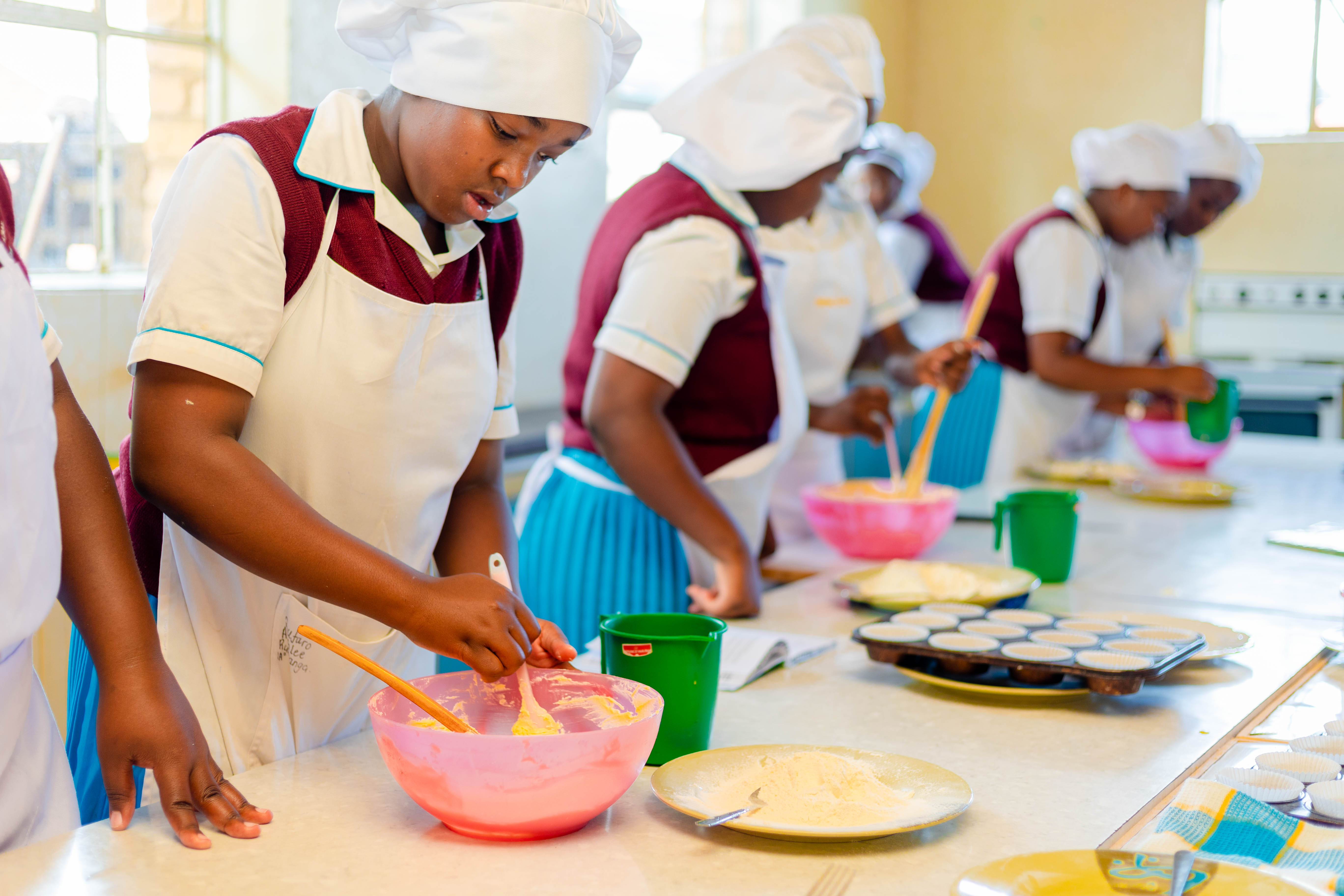 Baking practical session
