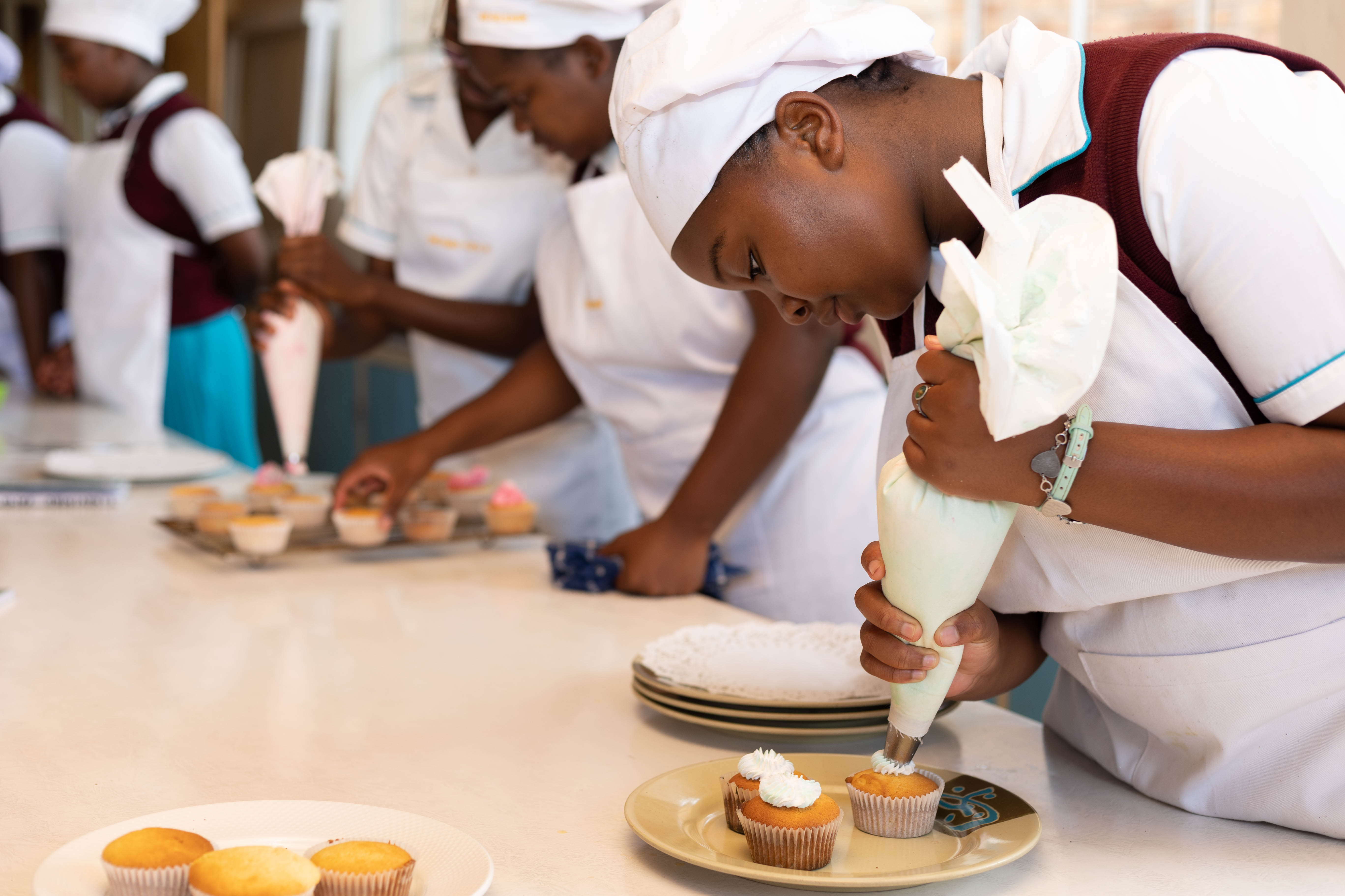 Baking practical session